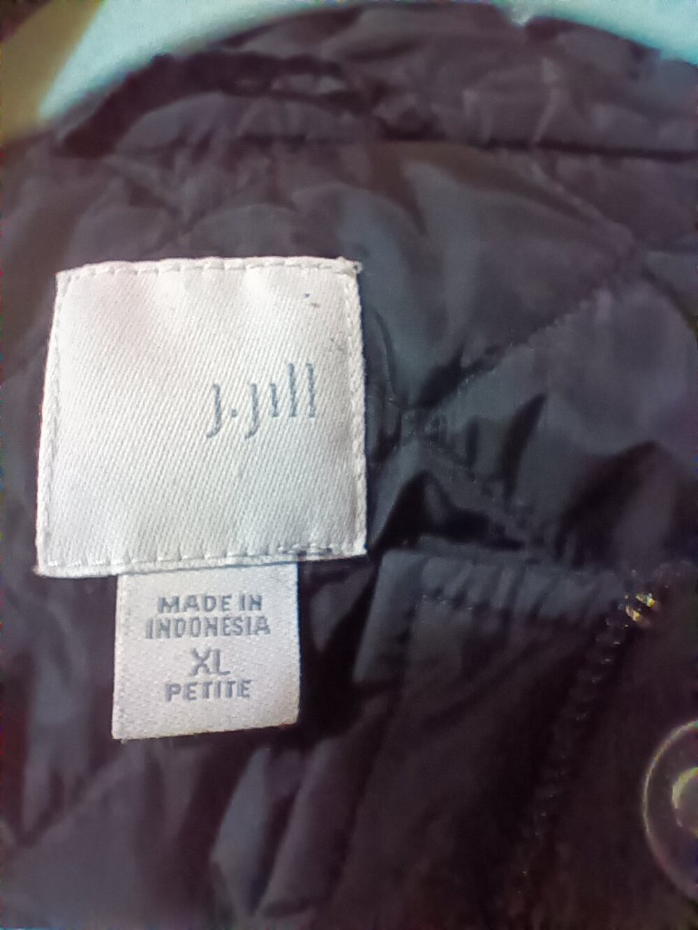 J.Jill Quilted jacket petite XL - Picture 2 of 4